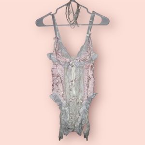 Vintage Pink Lingerie Set